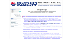 Desktop Screenshot of kursy.wombb.edu.pl