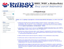 Tablet Screenshot of kursy.wombb.edu.pl